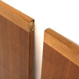 Scandinavian teak and oak dining table, Sweden, 1960s