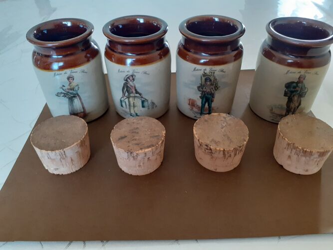 Pots en gres pearsons of chesterfield - 1810 - métiers du vieux paris