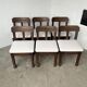 Set of 6 brutalist chairs from the 1940s