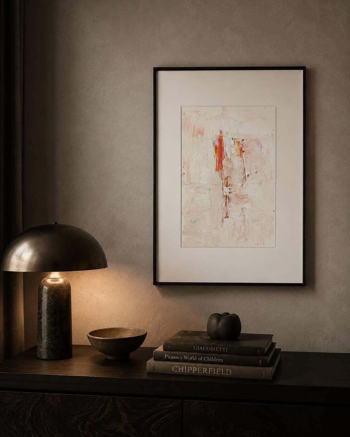 Acrylic on paper – abstract composition – 26 x 18 cm