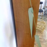 Scandinavian teak and metal bookcase