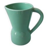 Green ceramic pitcher Saint Clément