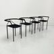 Set of 4 Poltroncina Chairs by Maurizio Peregalli for Zeus Noto, 1980