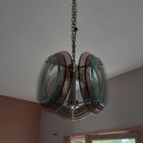 Chrome and glass hanging