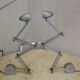 2 vintage AHA Demeter lamps from the 80s