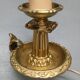 Cave rat lamp with Doric column - Bronze - 1950s - France
