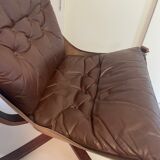 3 vintage Falcon chairs. By Sigurd Ressel for Vatne Møbler Norway. 1970's. Falcon chairs