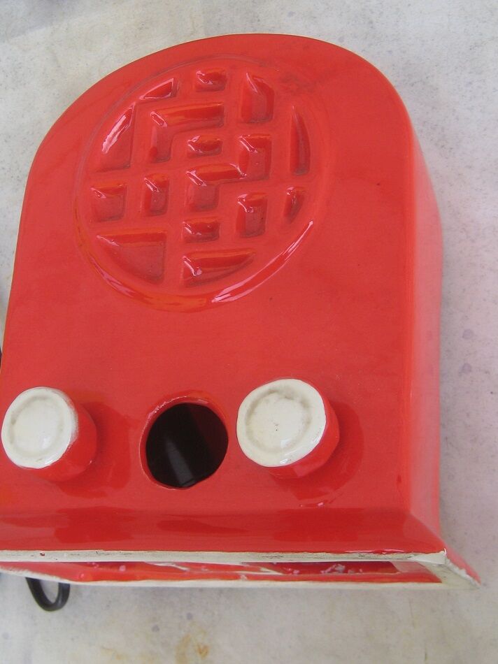Radio lampe veilleuse faience