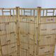 Vintage bamboo screen with 3 panels