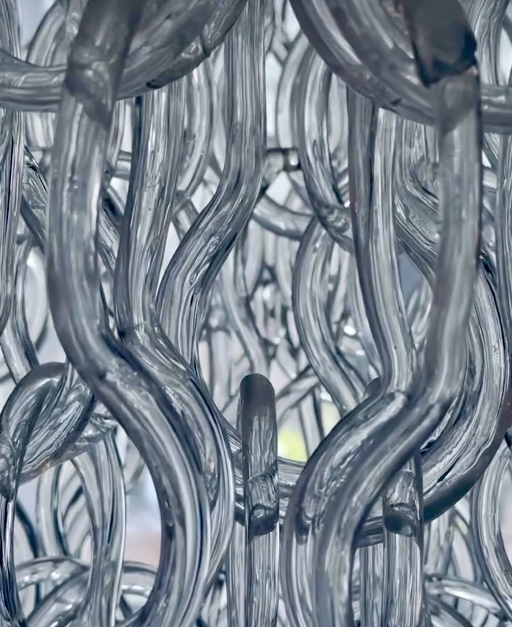 Lustre en verre de Murano modèle Giogali Angelo Mangiarotti