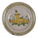 Antique plate in majolica Italy mid-19th century