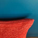 Red striped cushion