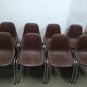 Ensemble de 8 chaises Orly design by Pollak 1975 vintage