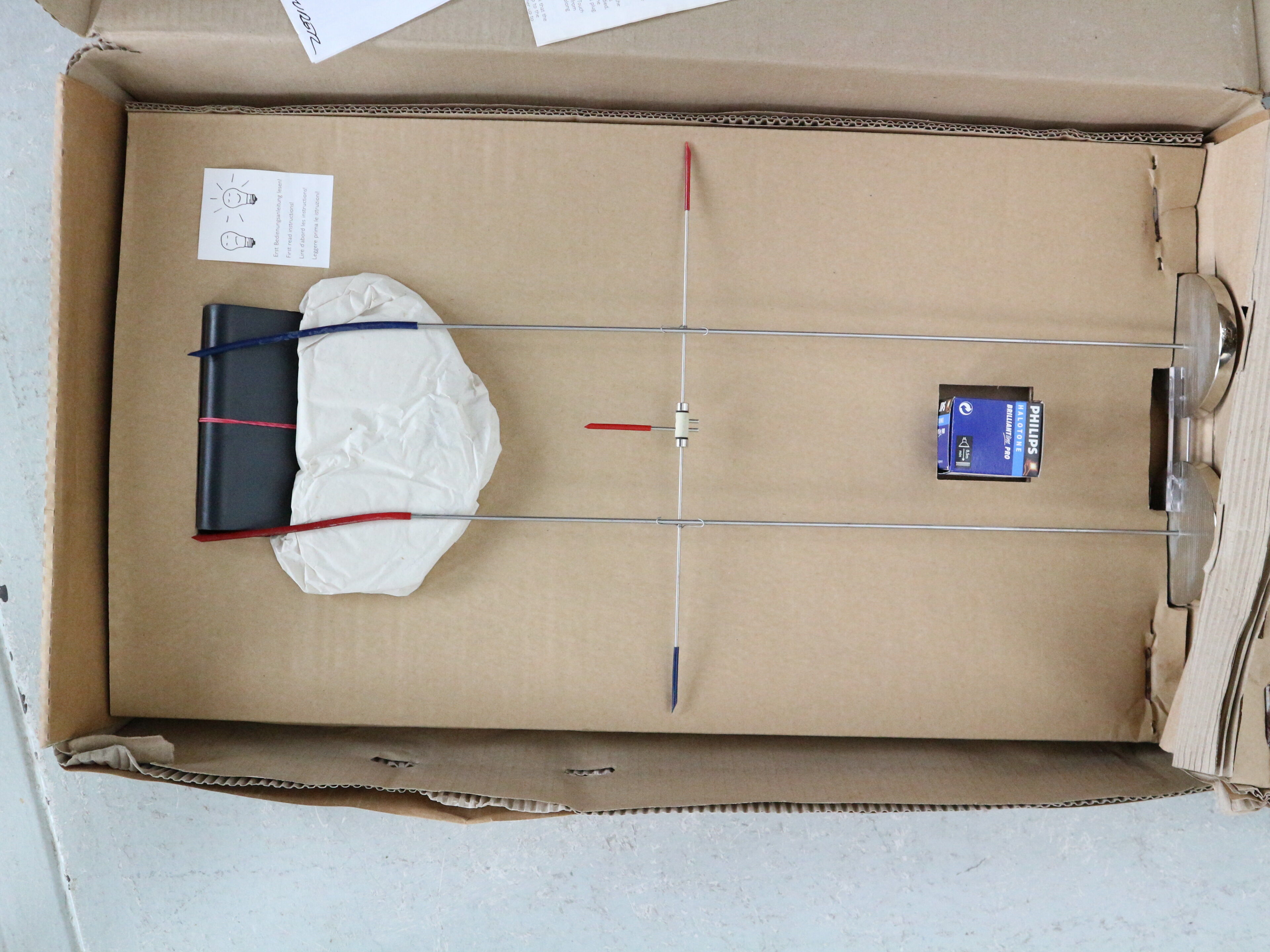 Ingo Maurer table lamp, 1980, Germany