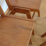 Set of 12 Scandinavian chairs compass feet