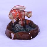 Vallauris style fish ashtray