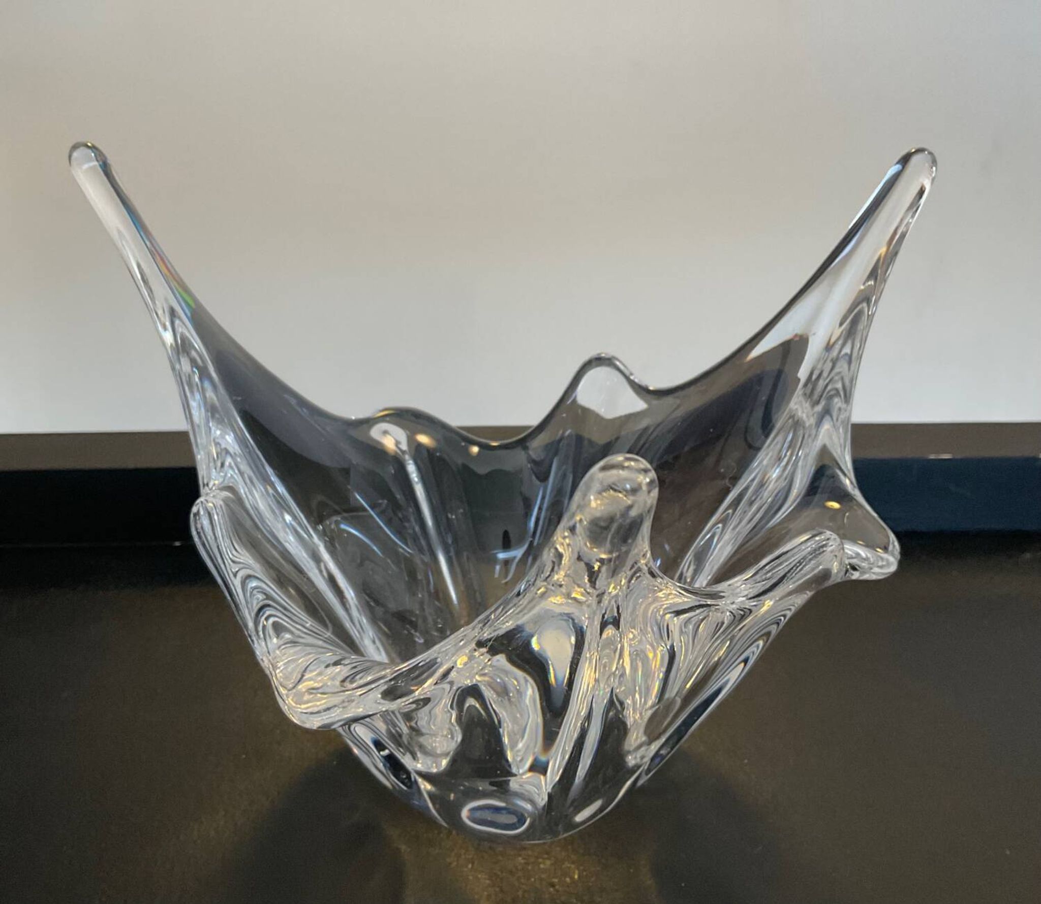 Vide poche vintage en cristal
