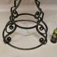 Large wrought iron planter