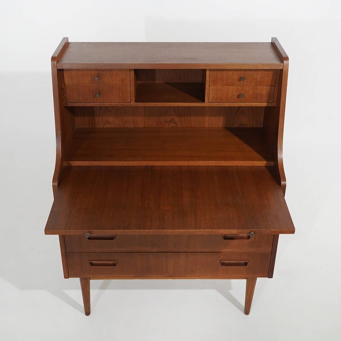 Teak secretaire by Gunnar Nielsen Tibergaard for Tibergaard, 1960s