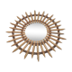 Miroir soleil en rotin 44cm