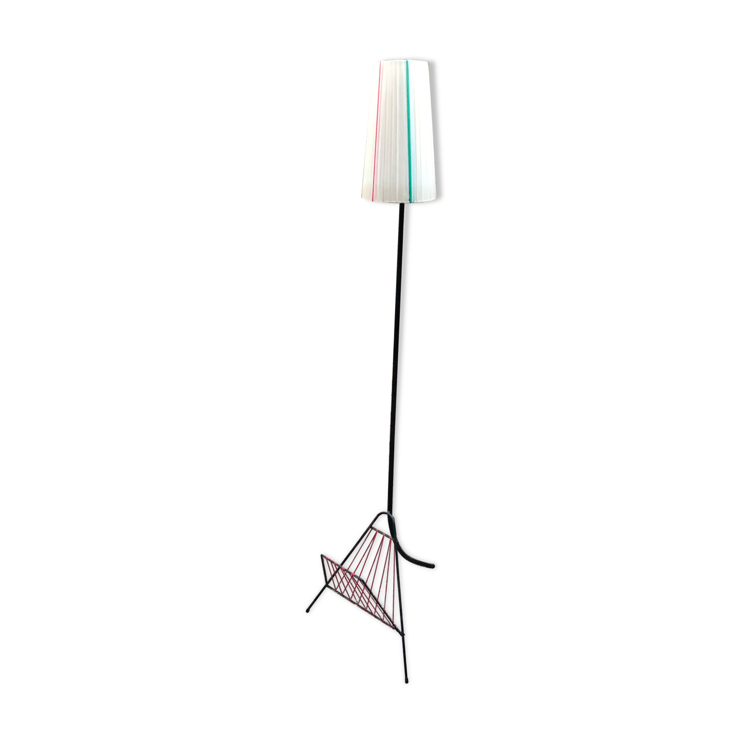 Vintage magazine floor lamp 60s