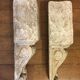 Stone wall lamp consoles