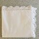 1900s lace square pillowcase