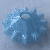 Corolla lampshade in Clichy blue glass