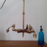 3-branch gargoyle chandelier