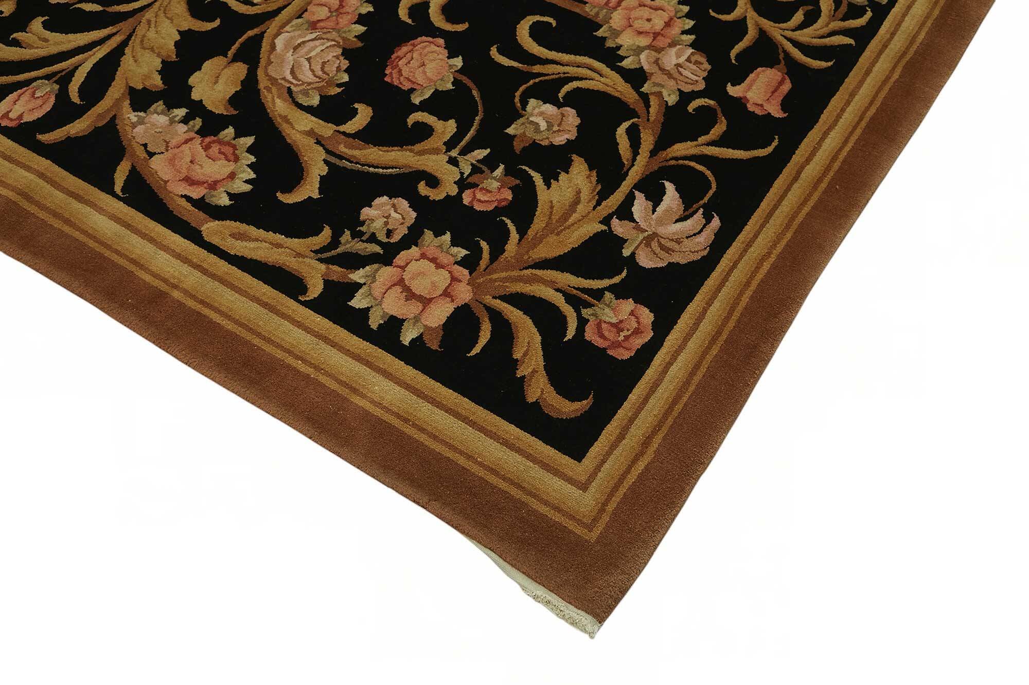 Turkish Handknotted Wool Oushak Rug 274 cm x 375 cm