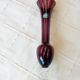 Purple crystal vase