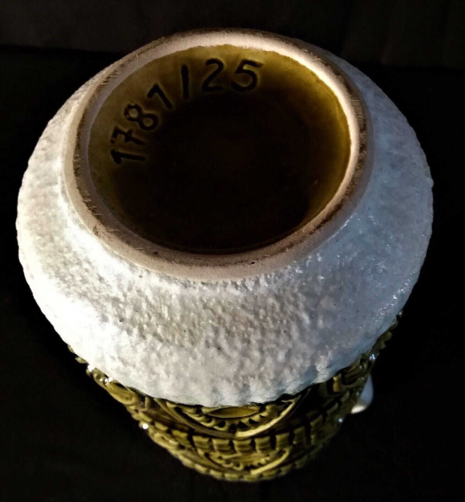 Vintage ceramic vase 60s Germany