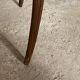 Oak desk and oak veneer with a large Louis XV style drawer