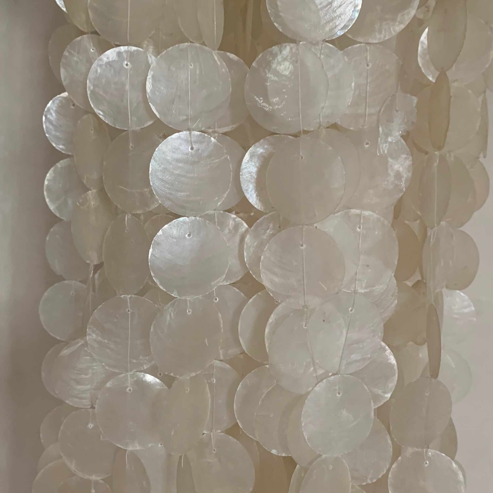 Suspension mother-of-pearl cascade tassel vintage XL