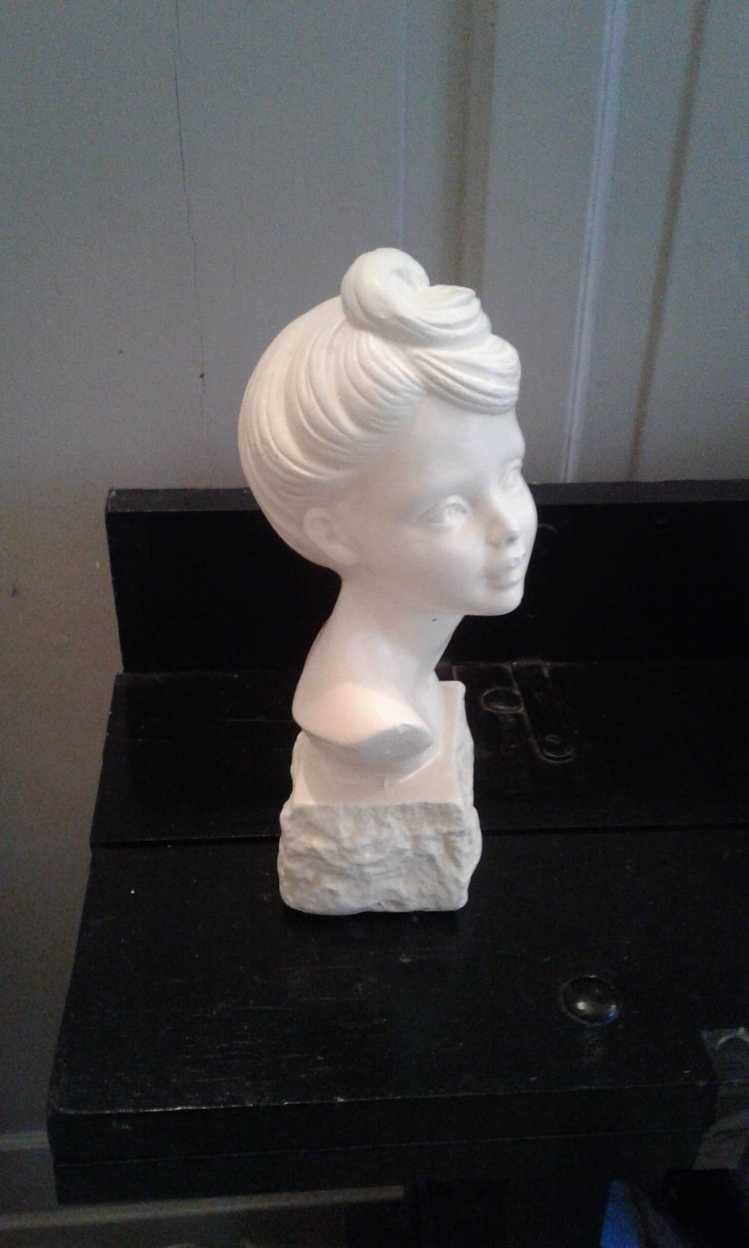 Plaster bust
