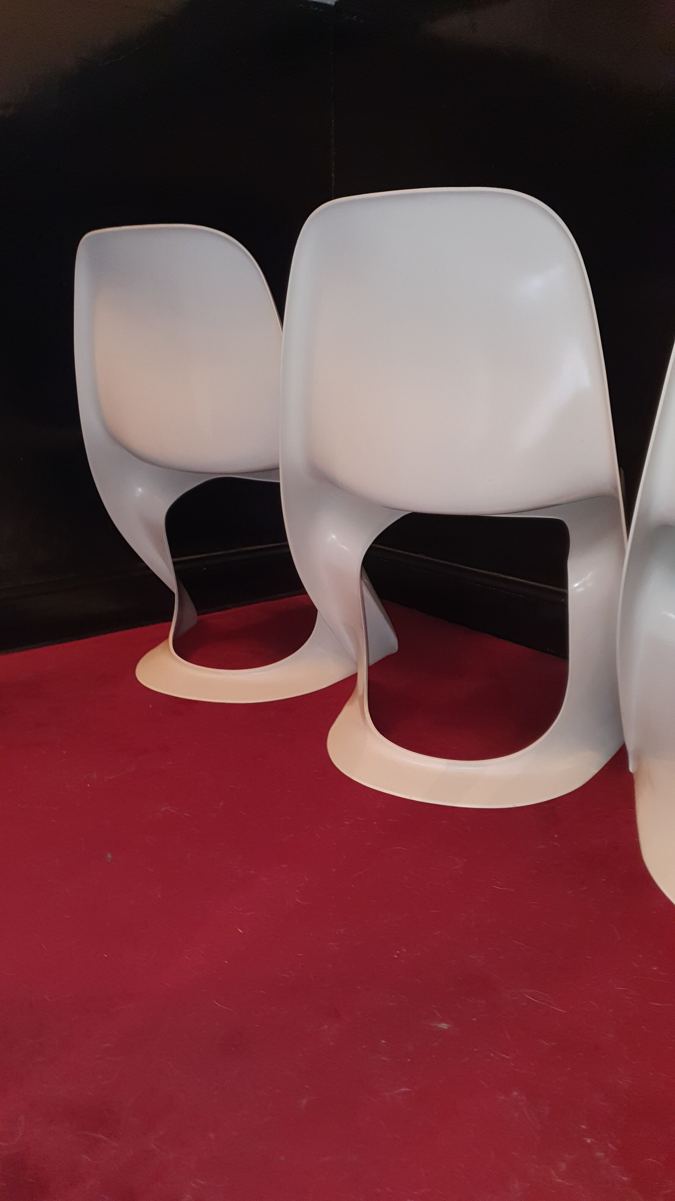 Lot 4 chaises casala vintage par Alexander Begge 1ère édition