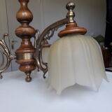 Vintage 3-spoke chandelier