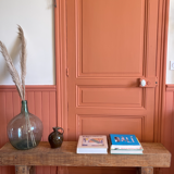 Old raw wooden bench