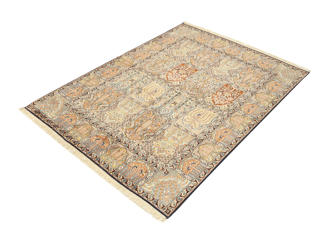 1960s cashmere carpet, 153 x 216