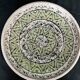 Art Deco polychrome ceramic cup with geometric patterns, 20th century