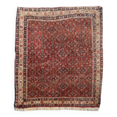Tapis d'orient iran Bidjar  ancien - entièrement fait main  : 1.60 X 2.18 mètres