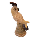 Parakeet faience by Marjolaine and Luc Lanel