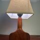 Lampe bois à poser artisanal