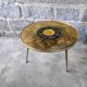 Vintage coffee table compass feet