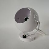 Eyeball space age white wall light from the 70s