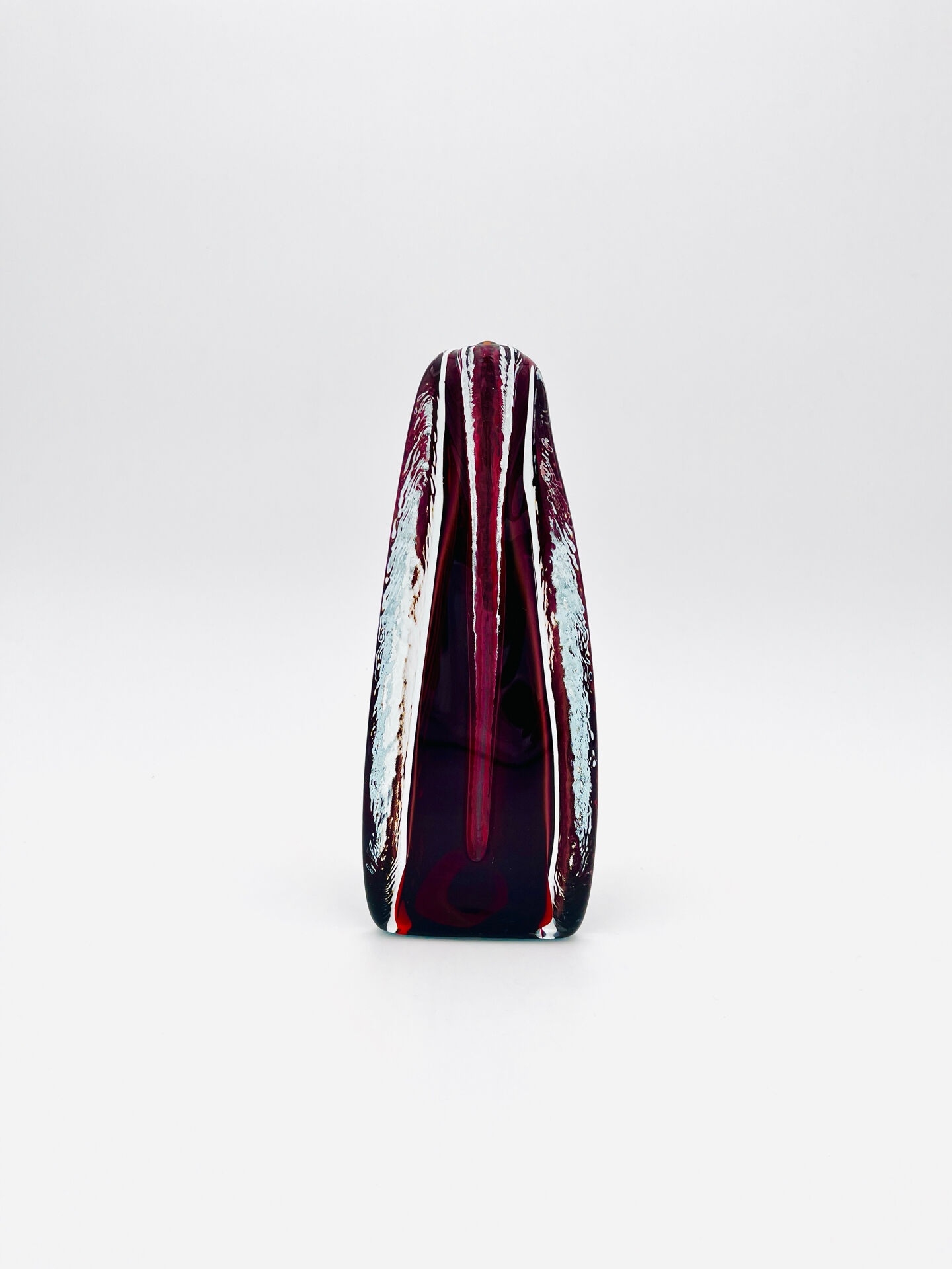Vase Sculptural Sommerso - Václav Hanuš - Design Tchécoslovaque 60s