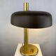 Lampe de bureau marron et or 7603 par Heinz F.W. Stahl pour Hillebrand 1970