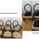 6 old medallion chairs fully restored