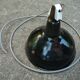 Suspension lampshade lacquered metal industrial style, retro 1950s