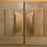 Maison Regain sideboard in solid elm, vintage 60s/70s